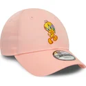 shapka-izvita-roza-reguliruem-za-deca-9forty-na-piolin-looney-tunes-ot-new-era