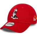 verstellbare-rote-gebogene-kappe-fur-jungen-9forty-silvester-looney-tunes-von-new-era