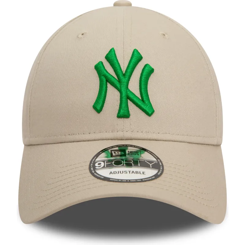 shapka-izvita-bezhov-reguliruem-9forty-league-essential-na-new-york-yankees-mlb-ot-new-era