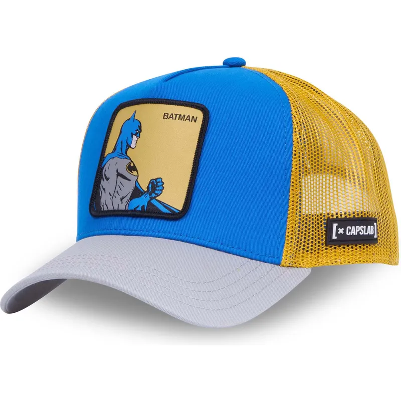 batman-btp-dc-comics-capslab-blau-gelb-graue-trucker-kappe