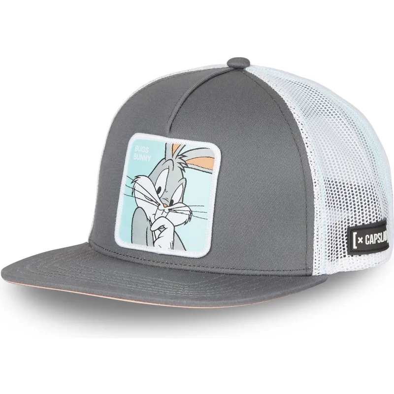 shapka-ploska-traker-siv-snapbek-loo8-bug-bgs-bni-looney-tunes-ot-capslab