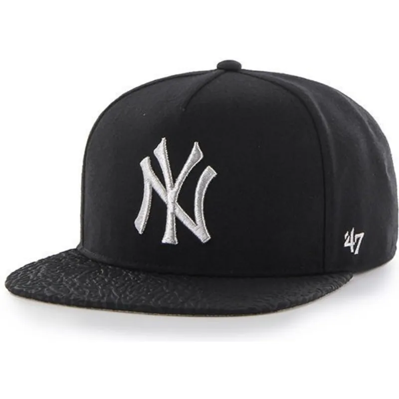 shapka-ploska-cherna-snapbek-grande-na-new-york-yankees-mlb-ot-47-brand shapka-ploska-cherna-snapbek-grande-na-new-york-yankees-mlb-ot-47-brand