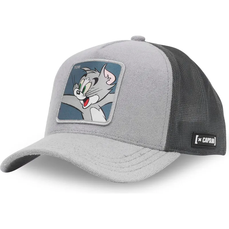shapka-izvita-traker-siv-snapbek-gat-tom-looney-tunes-ot-capslab shapka-izvita-traker-siv-snapbek-gat-tom-looney-tunes-ot-capslab