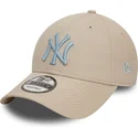 shapka-izvita-bezhov-reguliruem-9forty-league-essential-na-new-york-yankees-mlb-ot-new-era