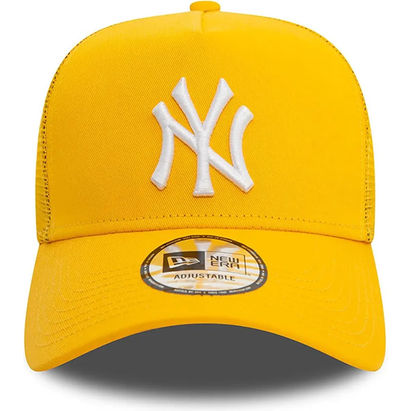 shapka-izvita-traker-zhlt-snapbek-a-frame-league-essential-na-new-york-yankees-mlb-ot-new-era
