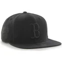 shapka-ploska-cherna-snapbek-na-boston-red-sox-mlb-ot-47-brand