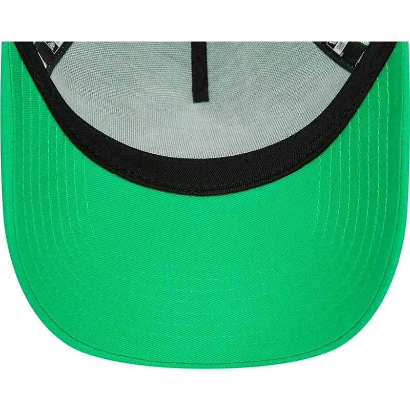 shapka-izvita-traker-zelena-snapbek-a-frame-league-essential-na-new-york-yankees-mlb-ot-new-era