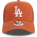 braune-trucker-cap-a-frame-league-essential-los-angeles-dodgers-mlb-von-new-era