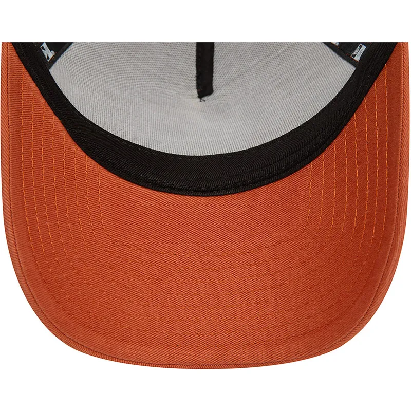 braune-trucker-cap-a-frame-league-essential-der-los-angeles-dodgers-mlb-von-new-era