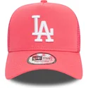 shapka-izvita-traker-roza-snapbek-a-frame-league-essential-na-los-angeles-dodgers-mlb-ot-new-era