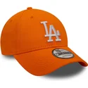 shapka-izvita-oranzhev-reguliruem-9forty-league-essential-na-los-angeles-dodgers-mlb-ot-new-era