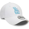 shapka-izvita-byala-reguliruem-9forty-team-outline-na-los-angeles-dodgers-mlb-ot-new-era
