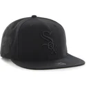 shapka-ploska-cherna-snapbek-na-chicago-white-sox-mlb-ot-47-brand