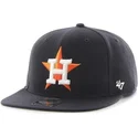 47-brand-flat-brim-houston-astros-mlb-sure-shot-black-snapback-cap