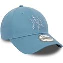 shapka-izvita-sinya-reguliruem-9forty-seasonal-infill-na-new-york-yankees-mlb-ot-new-era