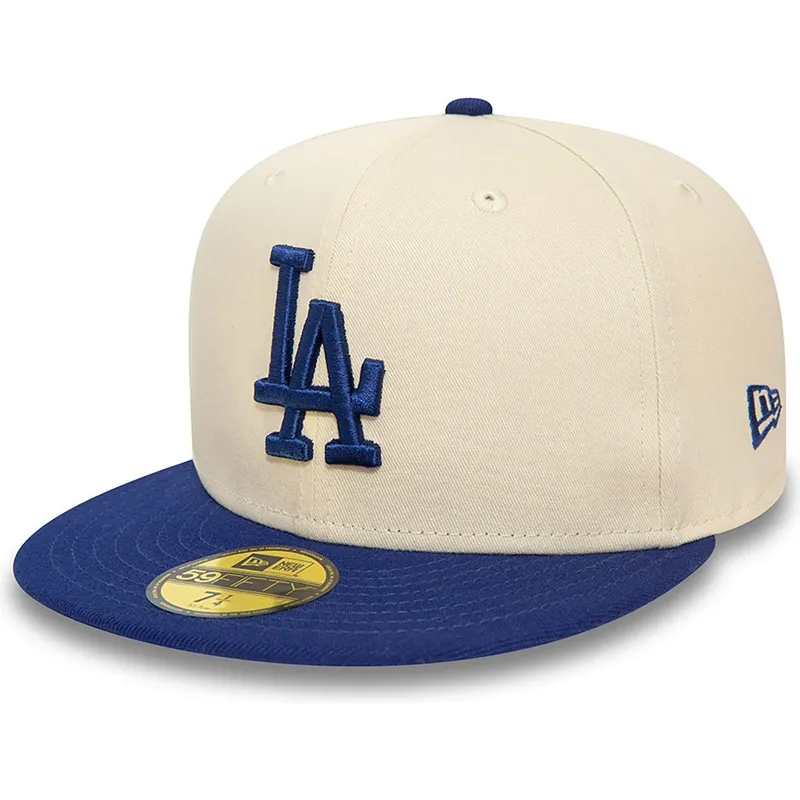 shapka-ploska-bezhov-prilepnala-59fifty-team-colour-na-los-angeles-dodgers-mlb-ot-new-era