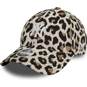 shapka-izvita-leopard-reguliruema-9forty-jacquard-na-new-york-yankees-mlb-ot-new-era