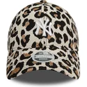 shapka-izvita-leopard-reguliruema-9forty-jacquard-na-new-york-yankees-mlb-ot-new-era