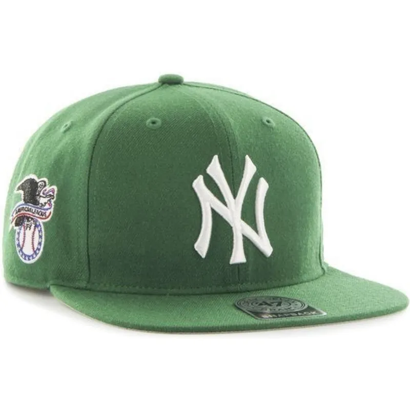 shapka-ploska-zelena-snapbek-na-new-york-yankees-mlb-ot-47-brand shapka-ploska-zelena-snapbek-na-new-york-yankees-mlb-ot-47-brand