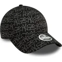 new-era-izvita-kozirka-damska-9forty-monogram-new-york-yankees-mlb-cherna-reguliruema-shapka