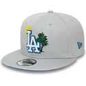 los-angeles-dodgers-mlb-new-era-9fifty-sommer-icon-graue-snapback-kappe