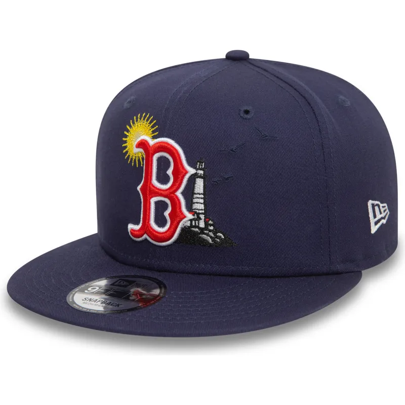 shapka-ploska-tmnosin-snapbek-9fifty-summer-icon-na-boston-red-sox-mlb-ot-new-era
