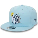shapka-ploska-sinya-snapbek-9fifty-summer-icon-na-new-york-yankees-mlb-ot-new-era