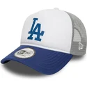 casquette-trucker-grise-et-bleue-a-frame-logo-los-angeles-dodgers-mlb-new-era