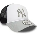 grau-a-frame-trucker-cap-mit-new-york-yankees-mlb-logo-von-new-era