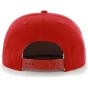 shapka-ploska-chervena-snapbek-na-philadelphia-phillies-mlb-ot-47-brand