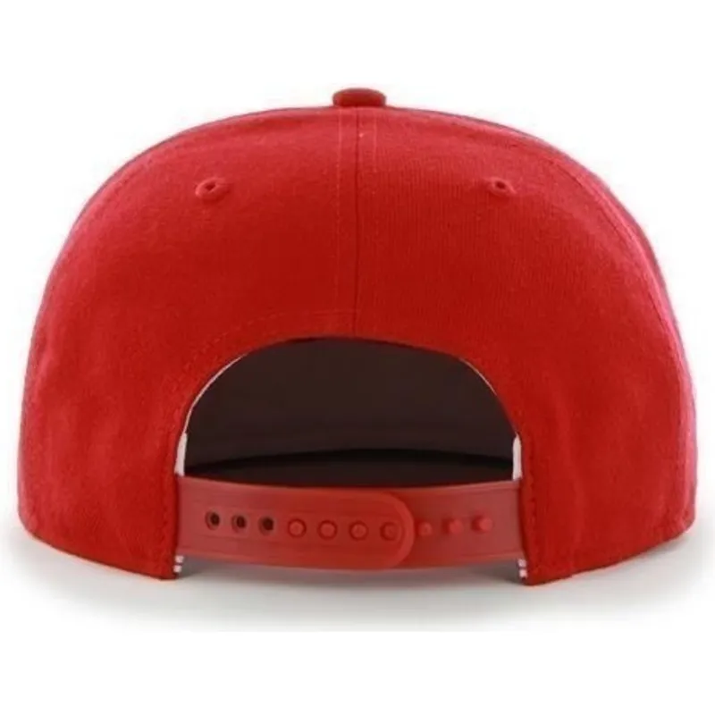shapka-ploska-chervena-snapbek-na-philadelphia-phillies-mlb-ot-47-brand