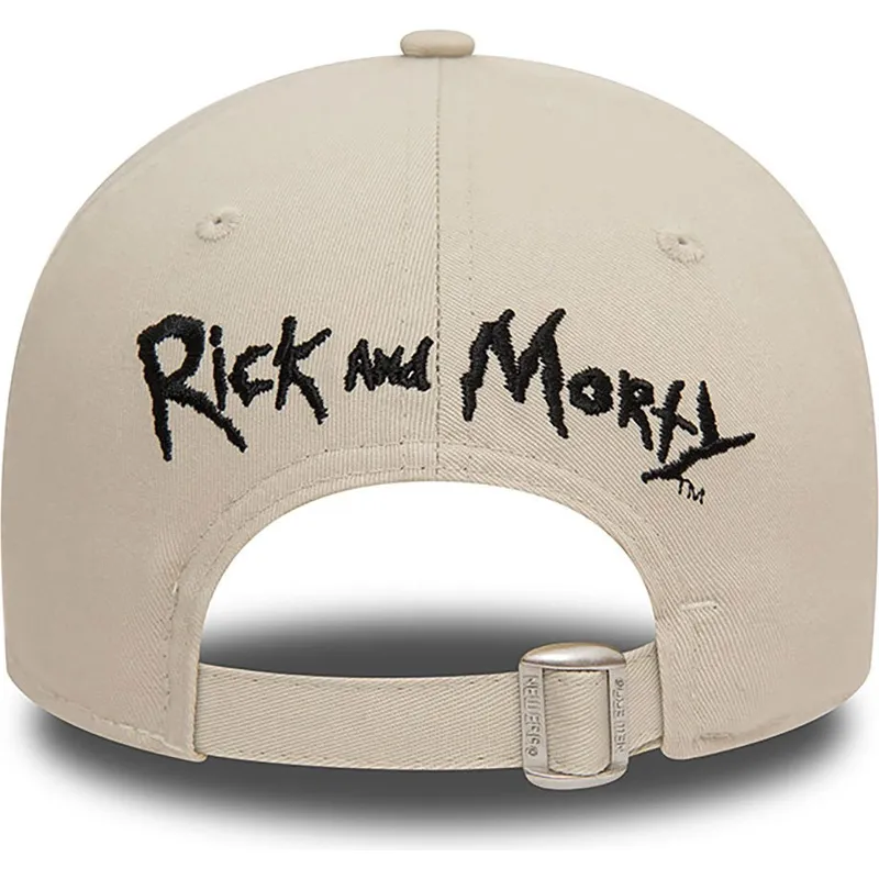 shapka-izvita-bezhov-reguliruem-9forty-character-na-morty-smith-rick-morty-ot-new-era