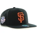 shapka-ploska-cherna-snapbek-na-san-francisco-giants-mlb-ot-47-brand