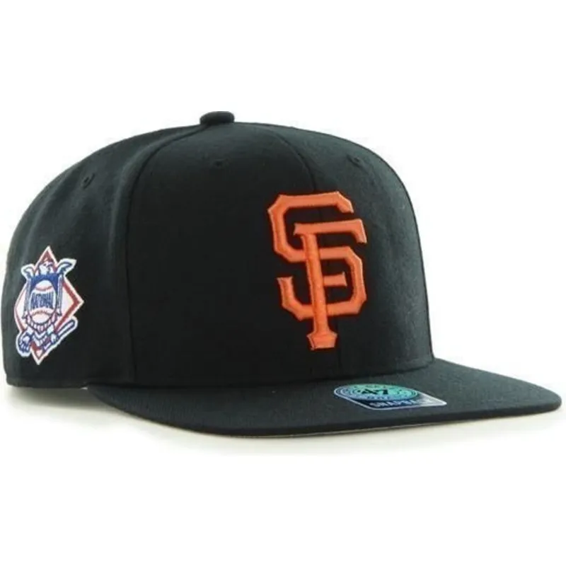 shapka-ploska-cherna-snapbek-na-san-francisco-giants-mlb-ot-47-brand