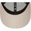 beige-verstellbare-9forty-flawless-kappe-mit-gebogenem-schirm-von-den-new-york-yankees-mlb-von-new-era