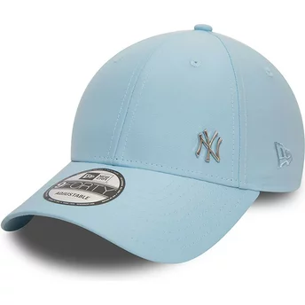 Gorra curva azul ajustable 9FORTY Flawless de New York Yankees MLB de New Era