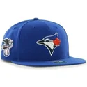 casquette-plate-bleue-snapback-avec-logo-de-la-mascote-des-toronto-blue-jays-mlb-sure-shot-47-brand