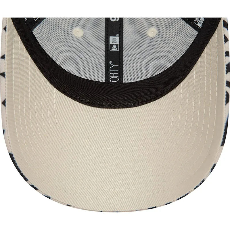 gebogene-beige-und-schwarze-verstellbare-kappe-9forty-monogram-von-new-york-yankees-mlb-von-new-era gebogene-beige-und-schwarze-verstellbare-kappe-9forty-monogram-von-new-york-yankees-mlb-von-new-era
