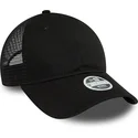 casquette-trucker-noire-ajustable-pour-femme-9twenty-new-era