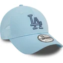 shapka-izvita-traker-sinya-snapbek-9forty-home-field-na-los-angeles-dodgers-mlb-ot-new-era