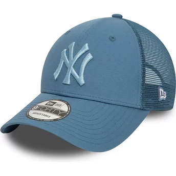 Gorra trucker azul con logo azul 9FORTY Home Field de New York Yankees MLB de New Era