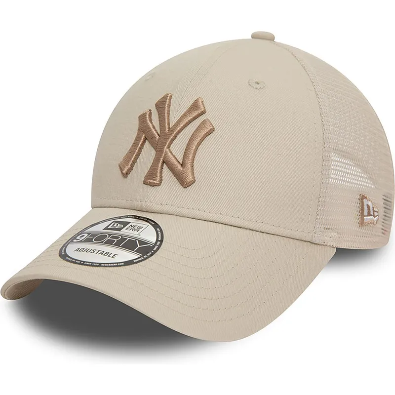 shapka-izvita-traker-bezhov-snapbek-9forty-home-field-na-new-york-yankees-mlb-ot-new-era
