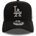 schwarze-und-weisse-trucker-kappe-a-frame-seasonal-infill-der-los-angeles-dodgers-mlb-von-new-era