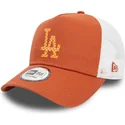 shapka-izvita-traker-kafyav-snapbek-a-frame-seasonal-infill-na-los-angeles-dodgers-mlb-ot-new-era