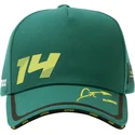 shapka-izvita-zelena-reguliruema-tech-aston-martin-f1-team-x-kimoa-na-aston-martin-formula-1-ot-kimoa
