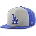 shapka-ploska-sinya-snapbek-na-los-angeles-dodgers-mlb-ot-47-brand
