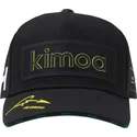 shapka-izvita-cherna-reguliruem-patch-aston-martin-f1-team-x-kimoa-na-aston-martin-formula-1-ot-kimoa