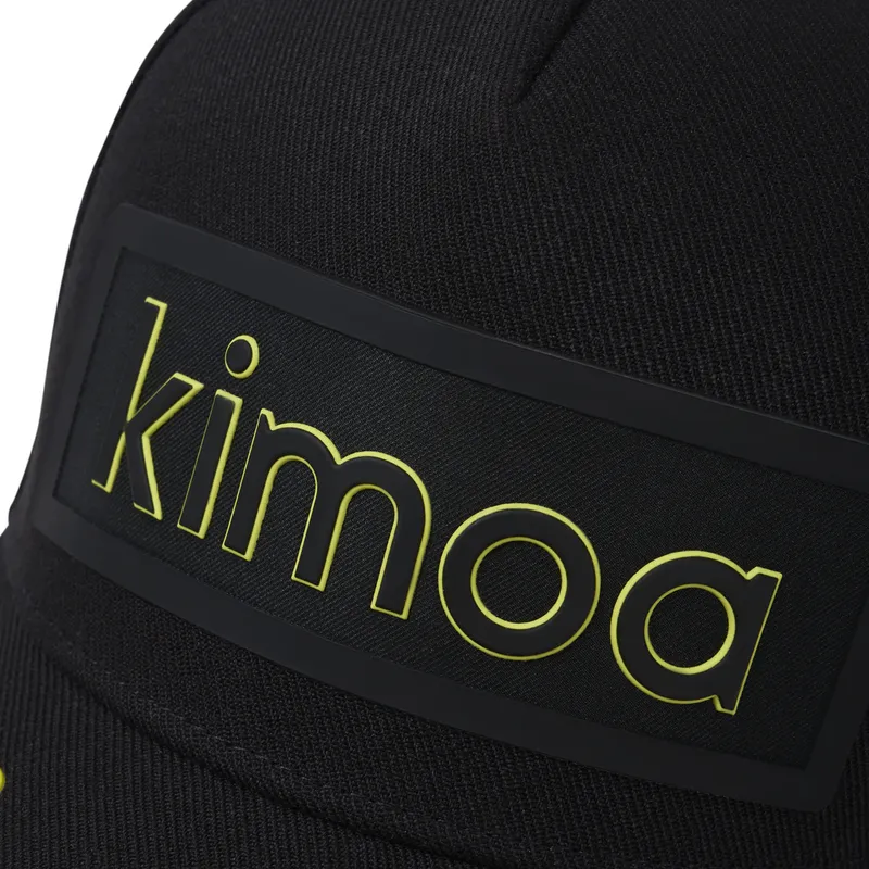 shapka-izvita-cherna-reguliruem-patch-aston-martin-f1-team-x-kimoa-na-aston-martin-formula-1-ot-kimoa
