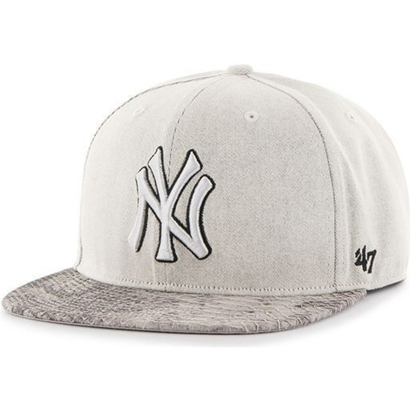 47-brand-flat-brim-new-york-yankees-mlb-snapback-cap-grau