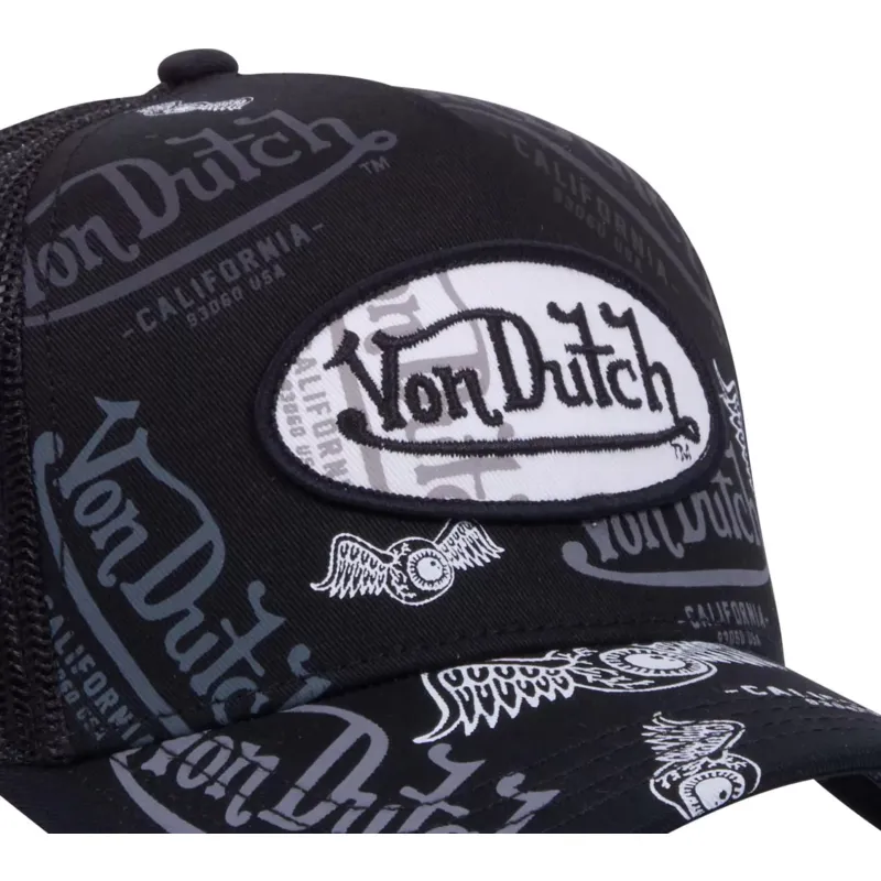 von-dutch-le-gre-sort-trucker-kasket